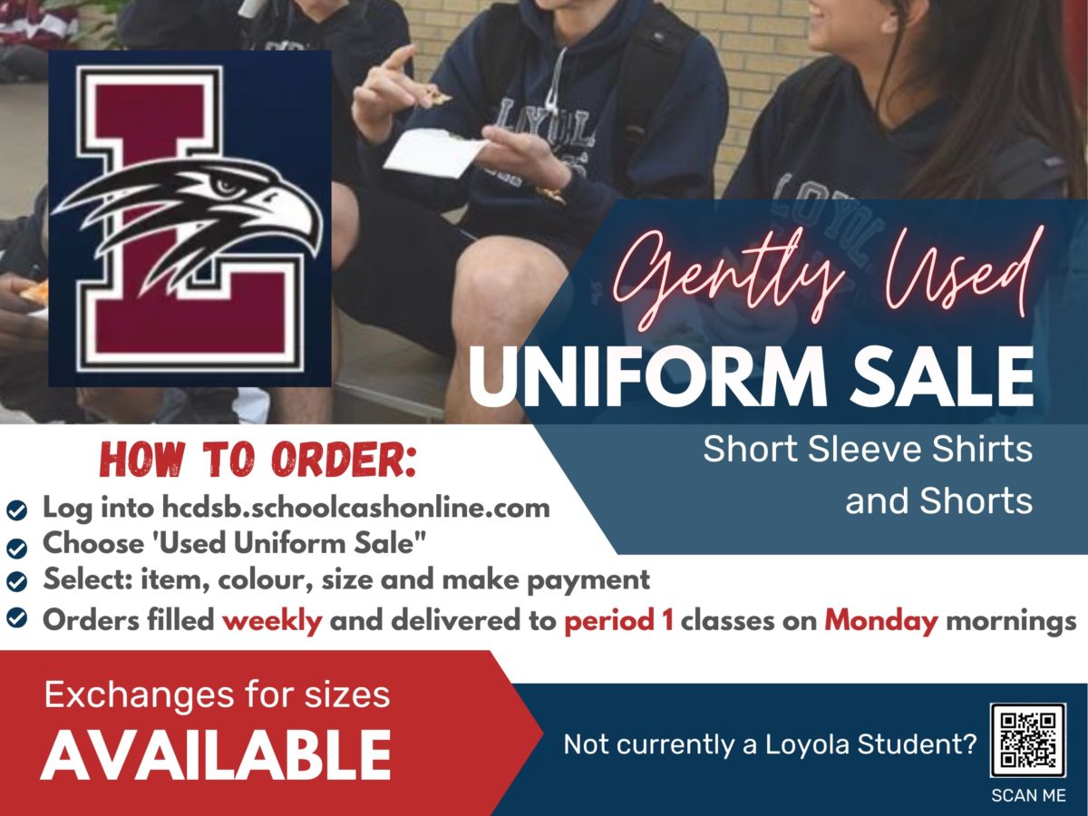 Gently Used Uniform Sale St. Ignatius of Loyola Catholic Secondary