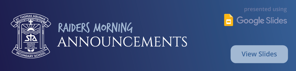 Morning Announcements