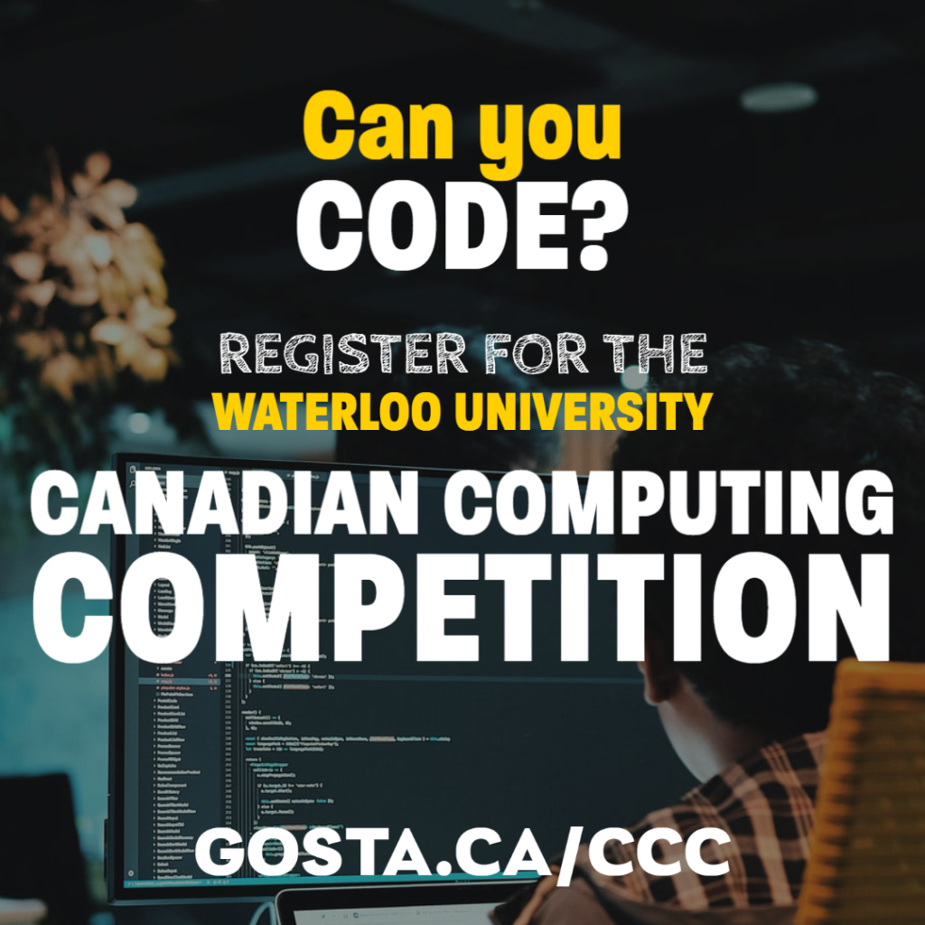Canadian Computing Contest Registration St. Thomas Aquinas Catholic