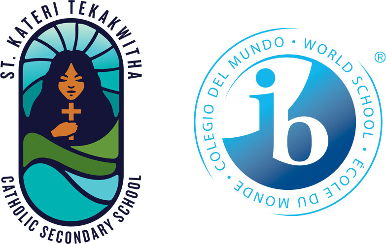 St. Kateri and IB logos
