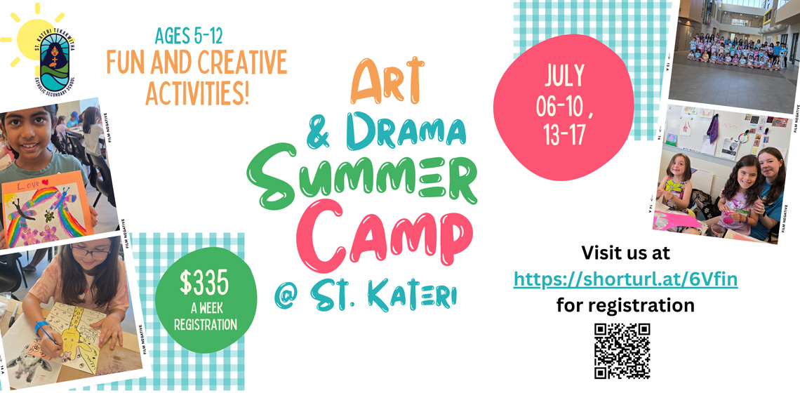 Art & Drama Summer Camp @ St. Kateri