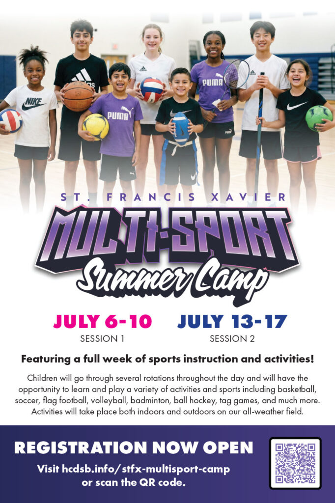 StFX MultiSport Summer Camp Promotional Poster